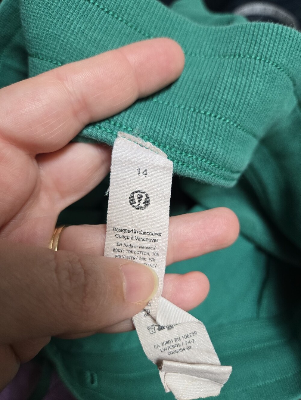 Lululemon Scuba High-Rise Short Cascadia Green - Picture 6 of 6